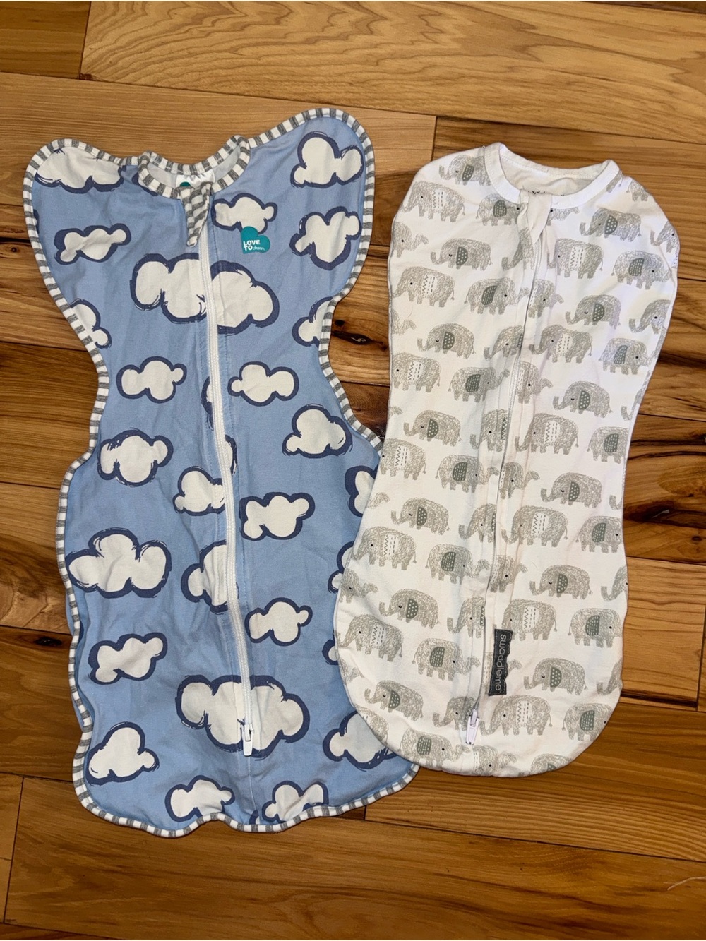 2pc Newborn Swaddle Bundle | Love To Dream & SwaddleMe | Blue + Elephant